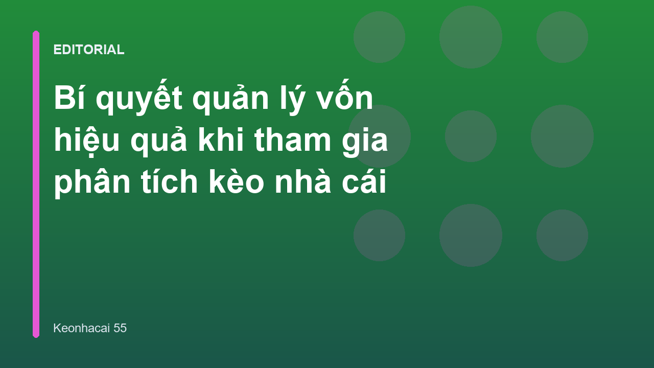 Biểu đồ minh họa quản lý vốn soi kèo hiệu quả